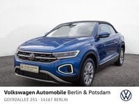 Gebraucht VW T-Roc Cabriolet Style 150 PS (110 kW) 2025 Ravennablau metallic/schwarz Cabrio