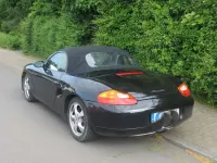 Gebraucht Porsche Boxster 220 PS (161 kW) 2002 Schwarz Cabrio