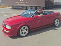 Gebraucht Audi 80 150 PS (110 kW) 1995 Rot Cabrio