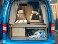 Gebraucht VW Caddy 105 PS (77 kW) 2007 Blau Van / Kleinbus