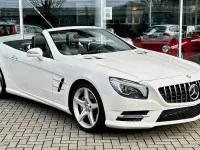 Gebraucht Mercedes SL350 AMG line 306 PS (225 kW) 2015 Weiß Cabrio