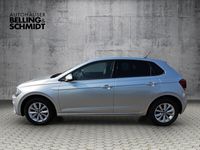 Gebraucht VW Polo Highline 110 PS (80 kW) 2021 Reflexsilber (metallic) Limousine