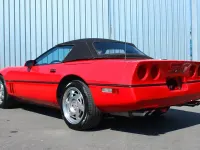 Second-hand Corvette C4 243 CP (178 kW) 1990 Roșu Cabrio