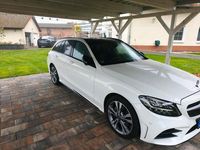 Gebraucht Mercedes C220 194 PS (142 kW) 2020 Weiß Kombi