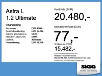 Gebraucht Opel Astra Ultimate 131 PS (96 kW) 2022 Chili rot (metallic) Limousine
