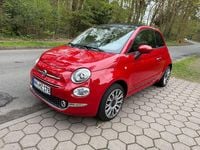 Second-hand Fiat 500C Lounge 69 CP (50 kW) 2017 Roșu Cabrio