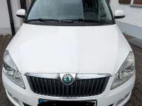 Gebraucht Skoda Roomster Plus Edition 86 PS (63 kW) 2012 Weiß Van / Kleinbus
