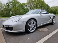 Begagnad Porsche Boxster 239 HK (175 kW) 2005 Silver Cab