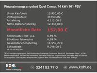 gebraucht Opel Corsa F Edition 1.2 Turbo 100 PS Start-Stop Navi LED