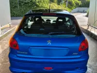 Gebraucht Peugeot 206 Tendance 89 PS (65 kW) 2005 Blau Kleinwagen