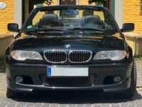 Gebraucht BMW 320 Cabriolet Sport Line 170 PS (125 kW) 2005 Schwarz Cabrio
