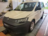 Gebraucht VW Caddy Basis 102 PS (75 kW) 2021 B4 candyweiß Van / Kleinbus