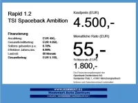 Gebraucht Skoda Rapid Ambition 86 PS (63 kW) 2014 Metalgrau (metallic) Kleinwagen