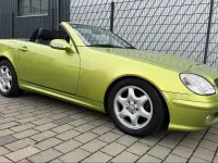 Second-hand Mercedes SLK200 163 CP (119 kW) 2000 Verde Cabrio