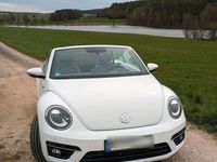 gebraucht VW Beetle R-Line Cabrio weiß, top gepflegt, 1.4 tsi