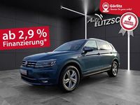 Gebraucht VW Tiguan Allspace Highline 150 PS (110 kW) 2021 Petroleum blue metallic SUV