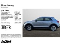 Gebraucht VW T-Roc Style 110 PS (80 kW) 2023 Silber SUV