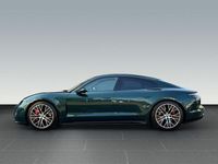 Gebraucht Porsche Taycan 439 kW (598 PS) 2023 Individualfarben: jetgrünmetallic (metallic) Limousine