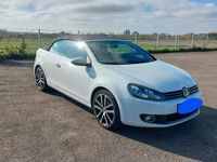 Gebraucht VW Golf Cabriolet 2014 Weiß Cabrio