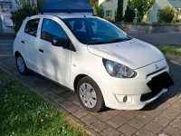 Gebraucht Mitsubishi Space Star 71 PS (52 kW) 2014 Weiß Van / Kleinbus