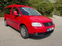Gebraucht VW Caddy Maxi 102 PS (75 kW) 2009 Rot Van / Kleinbus