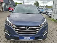 Gebraucht Hyundai Tucson Premium 177 PS (130 kW) 2017 Stargazing blue / mic SUV