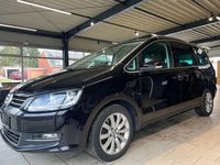 Gebraucht VW Sharan Highline 150 PS (110 kW) 2018 Schwarz Van / Kleinbus