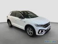 Gebraucht VW T-Roc R-line 110 PS (80 kW) 2023 Pure white schwarz SUV