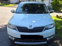 Gebraucht Skoda Rapid Style 116 PS (85 kW) 2015 Weiß Kleinwagen