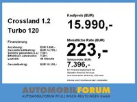 gebraucht Opel Crossland 1.2 Turbo 120 Jahre Top-Ausstattung