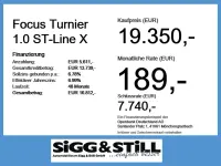 Gebraucht Ford Focus ST-Line X 125 PS (91 kW) 2022 Frostweiß Kombi