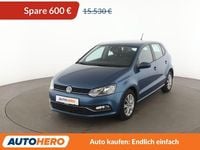Gebraucht VW Polo Comfortline 90 PS (66 kW) 2017 Blau Limousine