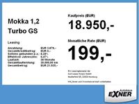 gebraucht Opel Mokka 1,2 Turbo GS LINE LED, PDC, Sitzheizung