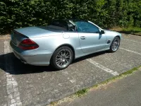 Gebraucht Mercedes SL500 306 PS (225 kW) 2004 Silber Cabrio