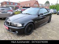 Gebraucht BMW 320 Cabriolet Sport Line 170 PS (125 kW) 2002 Schwarz Cabrio