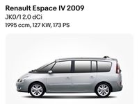 Gebraucht Renault Espace Initiale 181 PS (133 kW) 2009 Rot Van / Kleinbus
