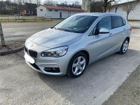 Gebraucht BMW 220 Luxury Line 190 PS (139 kW) 2014 Silber Van / Kleinbus
