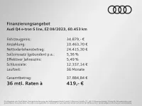 Gebraucht Audi Q4 e-tron Advanced Plus 150 kW (204 PS) 2023 Taifungrau metallic SUV