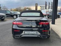 Gebraucht Mercedes E220 AMG line 194 PS (142 kW) 2017 Obsidianschwarz  lack Cabrio
