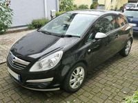 Gebraucht Opel Corsa Edition 69 PS (50 kW) 2009 Schwarz Limousine