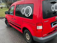 Gebraucht VW Caddy Life 80 PS (58 kW) 2009 Rot Van / Kleinbus