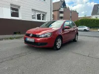Gebraucht VW Golf VI 2010 Rot Kleinwagen