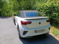 Gebraucht VW T-Roc Cabriolet R 150 PS (110 kW) 2022 Weiß Cabrio
