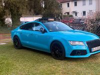Second-hand Audi A7 245 CP (180 kW) 2011 Albastru Hatchback