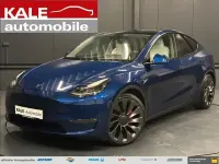 Brugt Tesla Model Y Performance 392 kW (534 HK) 2023 Blå SUV