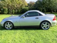 Gebraucht Mercedes SLK230 193 PS (141 kW) 1997 Silber Cabrio