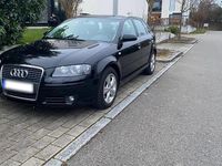 Gebraucht Audi A3 Sportback 140 PS (102 kW) 2007 Schwarz Kleinwagen