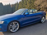 Gebraucht Audi A5 Cabriolet S-Line 218 PS (160 kW) 2016 Blau Cabrio