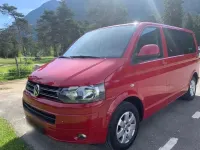 Używany VW T5 114 KM (83 kW) 2015 Czerwony Van