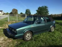 Gebraucht VW Golf Cabriolet 98 PS (72 kW) 1990 Grün Cabrio